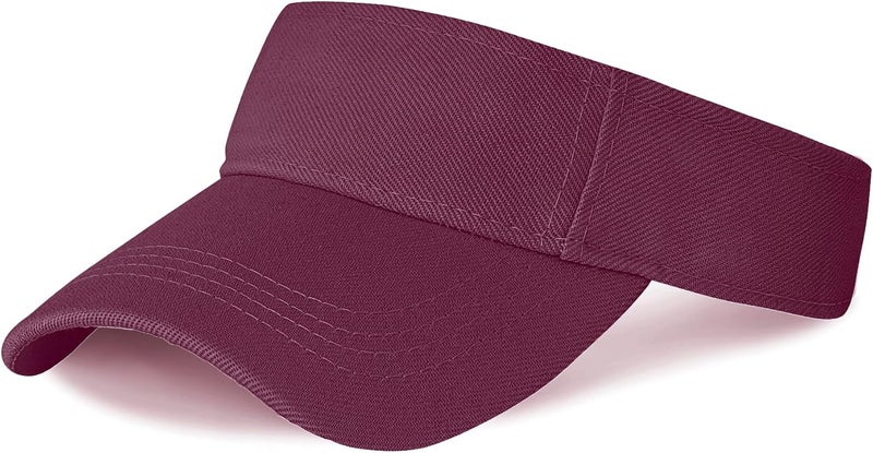 Marrywindix 1 Piece of Sport Wear Athletic Visor Sun Sports Visor Hat Visor Adjustable Cap for Women and Men (One Size) - Image 1